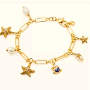 Kate spade in the sea multi charms bracelet